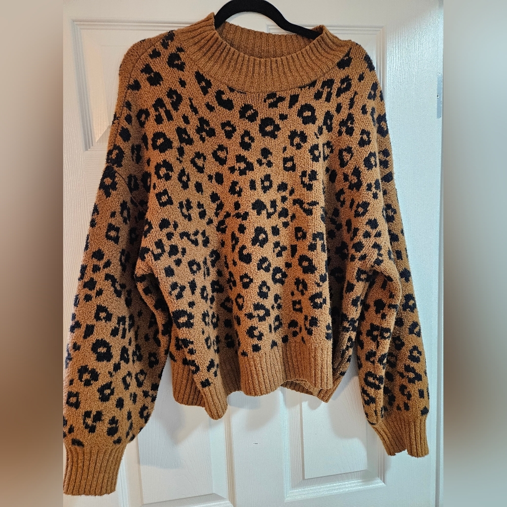 Animal Print Sweater